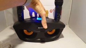 Караоке минисистема SDRD SD-306 колонка. Формат 4k