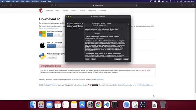 Installing the Mu Python editor on MacOS смотреть онлайн
