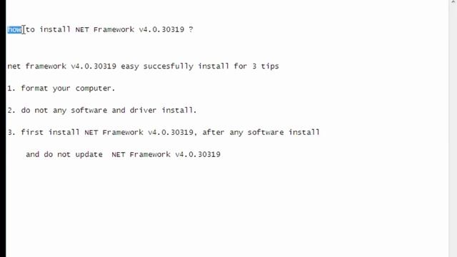 How to install Net Framework 4 on windows 7 ।| fix net framework v4.0.30319 error problem solve смотреть онлайн