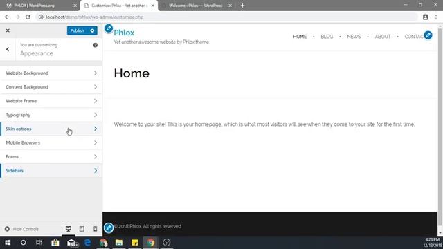 Phlox Free WordPress Theme Setup / Customize смотреть онлайн