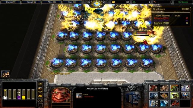 Warcraft 3 TFT - Line Tower Wars #1 смотреть онлайн