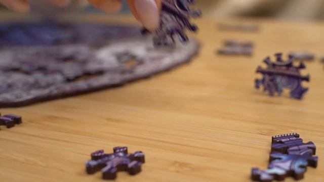 OVERARCHING OPPOSITES MANDALA | Wooden Jigsaw Puzzle | Unidragon смотреть онлайн