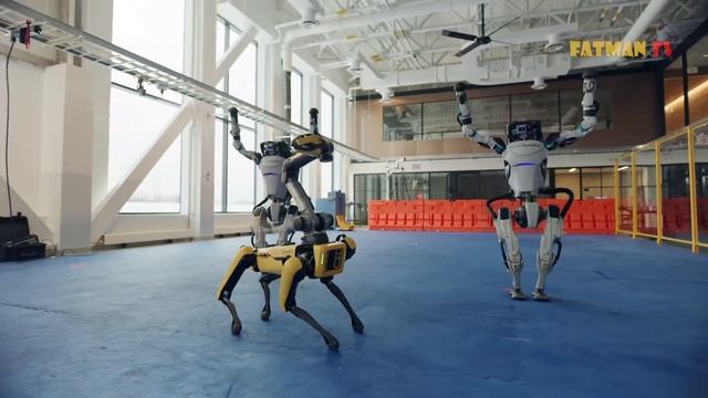 Роботы Boston Dynamics отжигают под Верку Сердючку смотреть онлайн