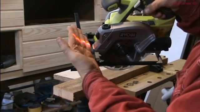 Моя мастерская. Видео обзор аккумуляторной дисковой пилы RYOBI смотреть онлайн