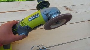 Честный обзор аккумуляторной УШМ Ryobi R18AG
