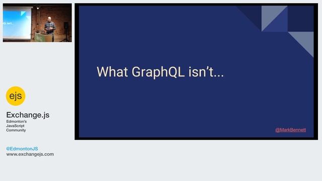 Exchange js - GraphQL with Mark Bennett смотреть онлайн