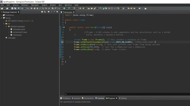 How to create a JFrame in JAVA using Eclipse IDE |GUI JFrame in Java смотреть онлайн
