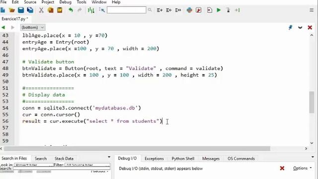 TP GUI Python Tkinter Solution Exercice 18 смотреть онлайн