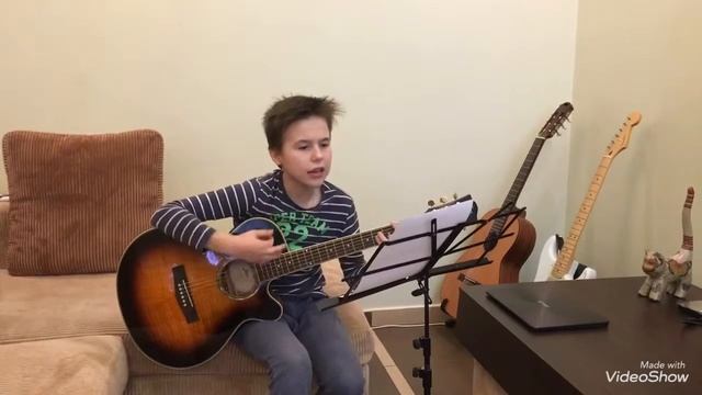 Играю на гитаре: Что будет То будет, OST- Человек с бульвара Капуцинов! смотреть онлайн