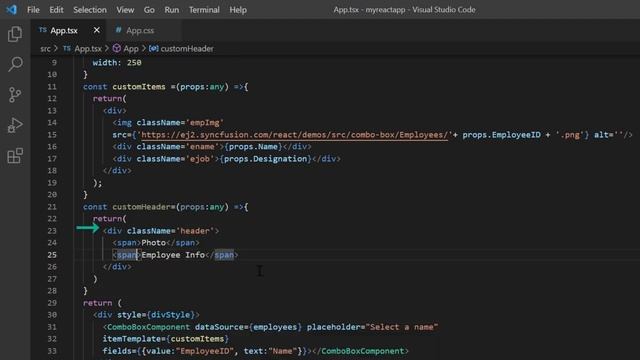 Customize the React ComboBox Using Templates смотреть онлайн