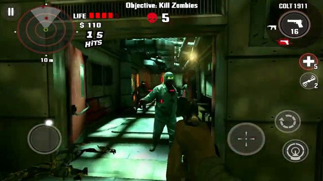 Секретное убежище с массивным зомби. Первый босс в Dead Trigger. смотреть онлайн