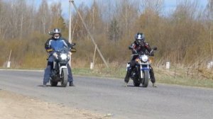 Honda CB-400 против Honda NC-700. Кто быстрее до первой сотни?