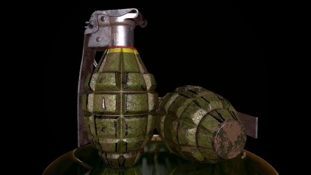 3D GRENADE Created with 3Ds Max, Substance Painter, Photoshop. смотреть онлайн