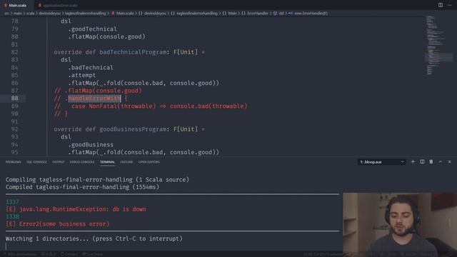 Tagless Final - 4 error channel encodings (Error Handling - Part 1) смотреть онлайн