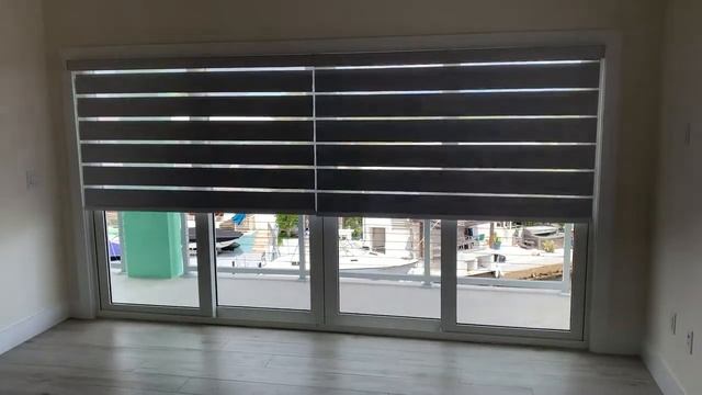 Motorized Zebra Shades