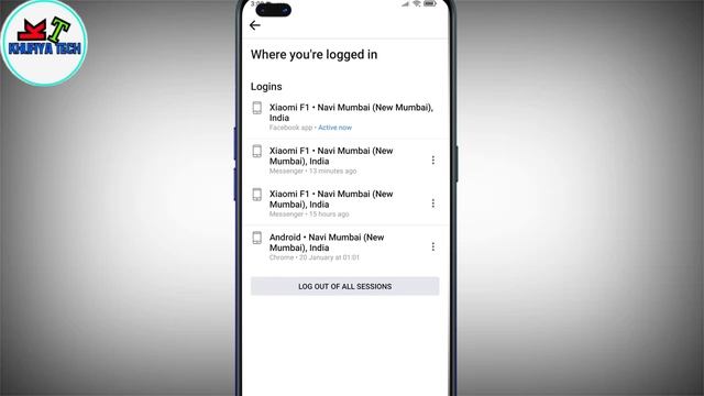 facebook account dusre ki mobile mein login hai apne mobile se lagout kaise kare || Facebook смотреть онлайн