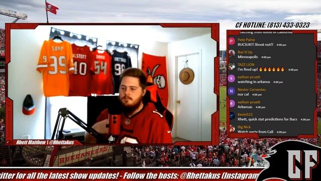 Buccaneers Pre-Game Call-in Show | CF Hotline смотреть онлайн