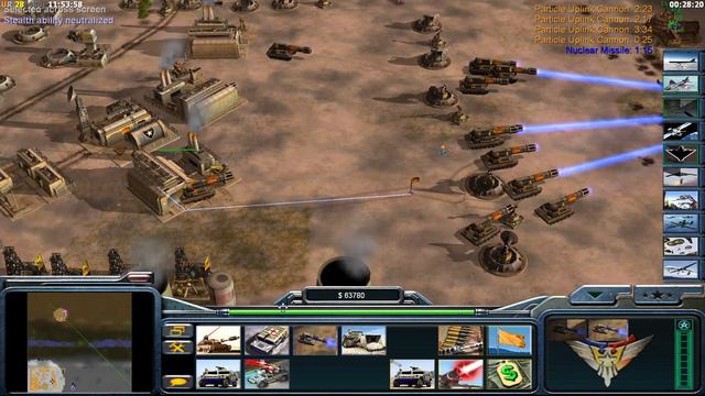 Generals Zero Hour Mod Apocalypse. Laser Vs 7 China. BIG LASER CANNON TANK.  3 In 1 Superweapon.