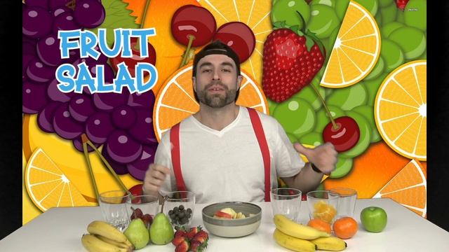 Kids learn fruit | Kids make fruit salad | Toddler fun learning смотреть онлайн
