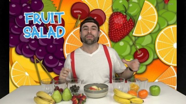 Kids learn fruit | Kids make fruit salad | Toddler fun learning