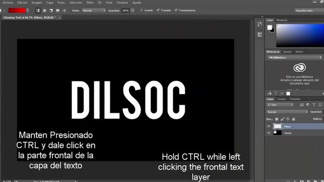 PHOTOSHOP TUTORIAL - Glowing Text смотреть онлайн