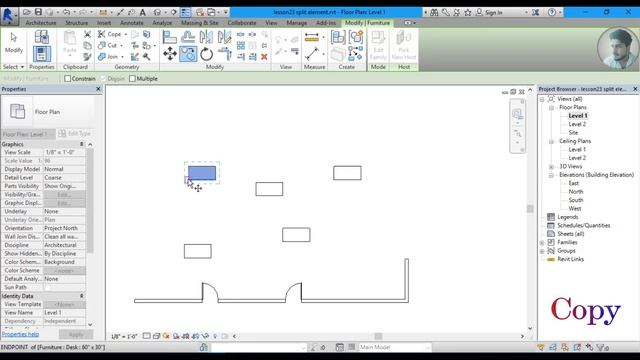 #27 | Copy Command in Revit Architecture [Deepak verma] смотреть онлайн