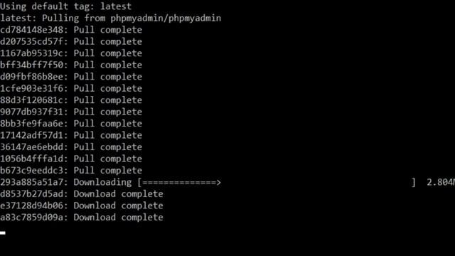 Installing phpmyadmin in Docker смотреть онлайн