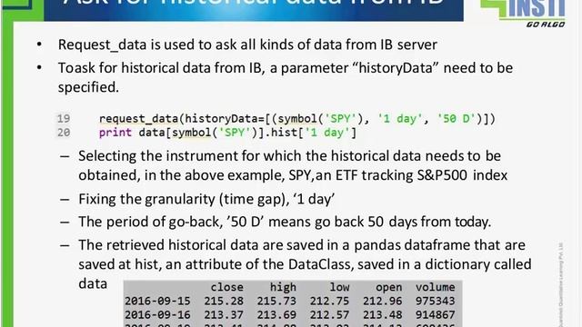 QuantInsti - Implement Algo Trading coded in Python using Interactive Brokers API смотреть онлайн