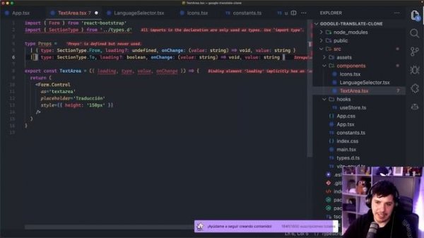 Clon de Google Translate | React, TypeScript, ChatGPT + ViteTest ?