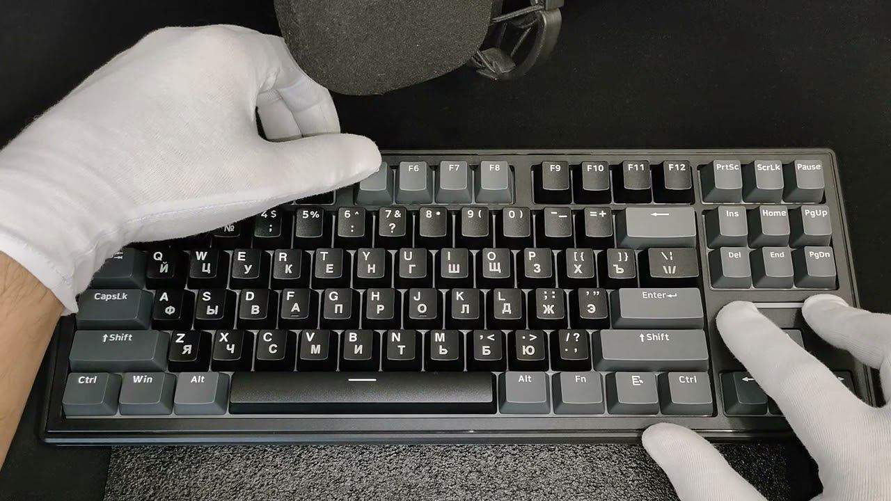 Звуковой тест/Sound test Attack Shark M87 #asmr смотреть онлайн