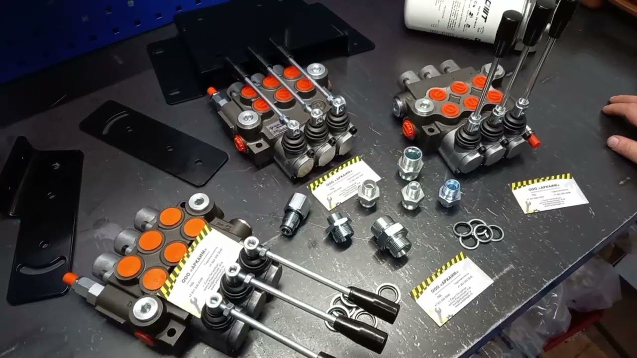 Болгарские гидрораспределители серии Р40 Badestnost, крепления и сопутствующие товары к ним