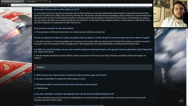 War Thunder - Developer Q&A - 2019 Plans, More Rank VI Jets смотреть онлайн