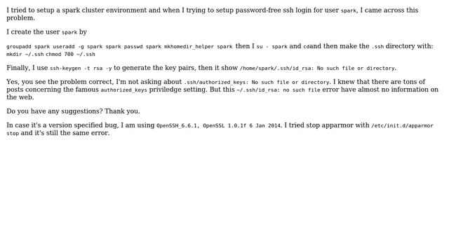 Ubuntu: ssh-keygen .ssh/id_rsa: No such file or directory смотреть онлайн