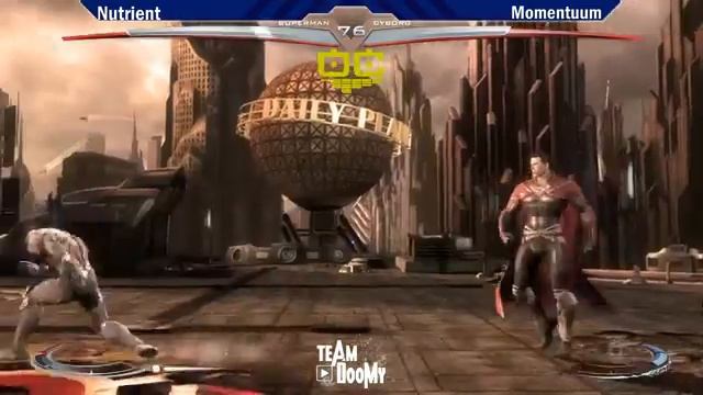 Injustice Tournament Losers Final Nutrient Superman vs Momentuum Cyborg смотреть онлайн