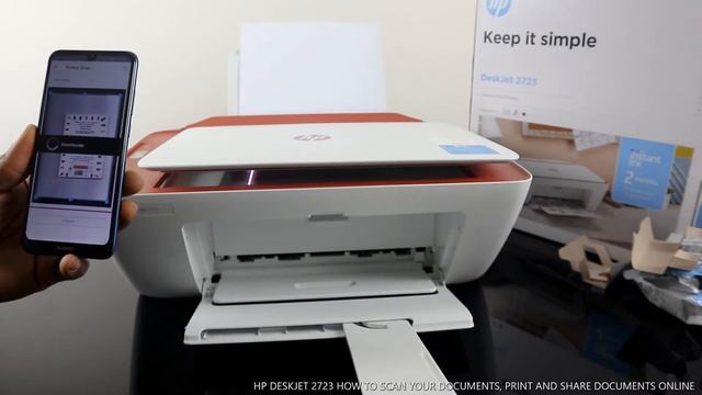 HP DeskJet 2723 Wireless Printer How To Scan Your Documents, Print, And Share To Email