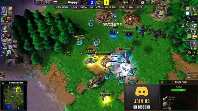 WC3 - [UD] Happy Vs Lyn [ORC] - GRAND FINAL - Ted Cup 19