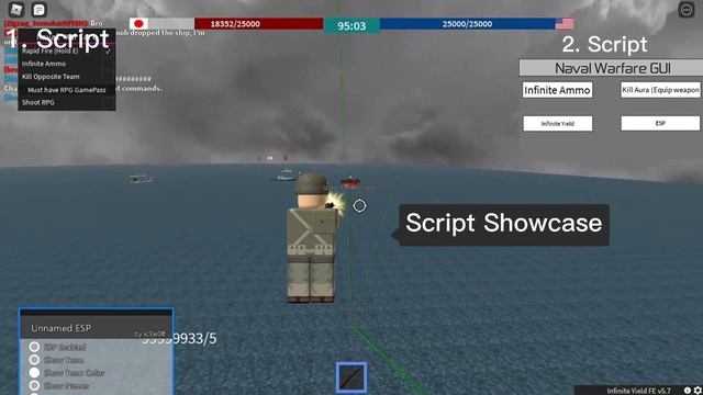 Naval warfare Script | Killaura, Inf Ammo, AND MORE! смотреть онлайн