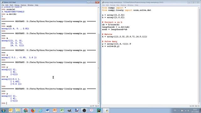 16 Numpy and linear algebra (AE1205 Python) смотреть онлайн
