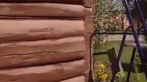 Обшивка бревенчатого дома сайдингом своими руками(№1)