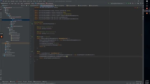 Spring Boot Internationalization using Resource Bundles смотреть онлайн