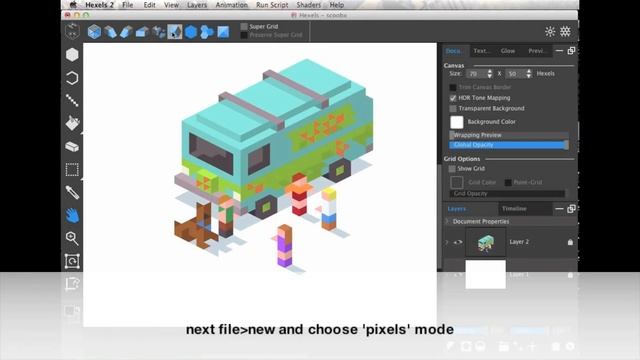 HEXELS TUTORIAL - TRIXEL ART into PIXEL ART смотреть онлайн