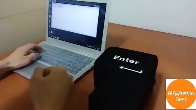 Большая usb анти стресс подушка - кнопка Enter смотреть онлайн