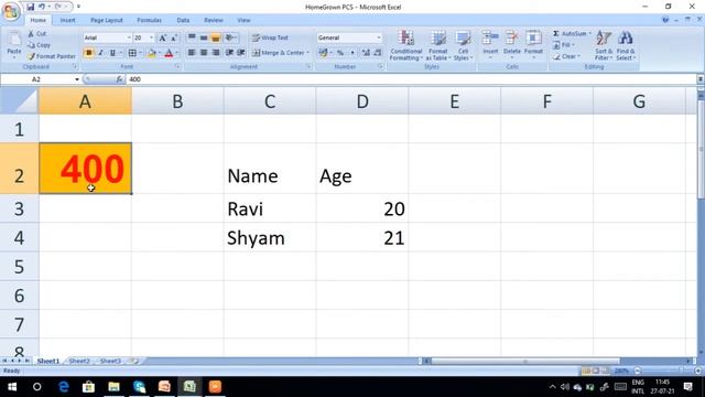Ms Excel (Format painter) смотреть онлайн