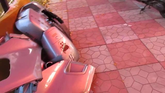 Honda PC 800 Разборка под по краску. смотреть онлайн