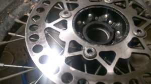 /замена подшибников на питбайкеи kayo yx140