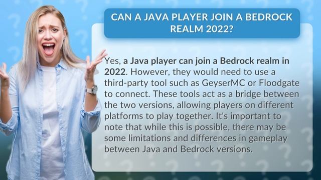 Can a Java player join a Bedrock realm 2022? смотреть онлайн