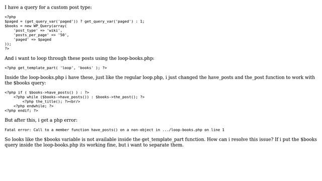 Wordpress: Using a custom WP_Query with get_template_part loop (2 Solutions!!) смотреть онлайн