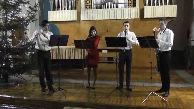 Квартет - Концерт 09.01.2017 - 08 - Ф. Госсек - Тамбурін - Woodwind Quartet смотреть онлайн