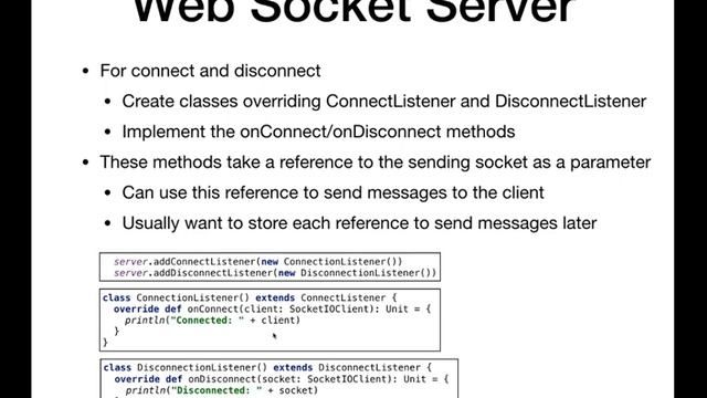 Lecture 16: Web Socket Servers смотреть онлайн