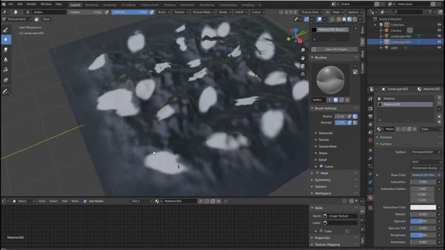 Blender 3D для закипевших чайников - создание зимнего ландшафта. Бесплатные уроки по анимации. смотреть онлайн